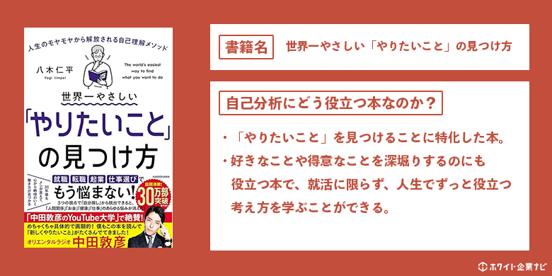 世界一やさしい「やりたいこと」の見つけ方の解説