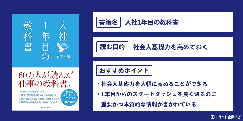 入社1年目の教科書の解説図解